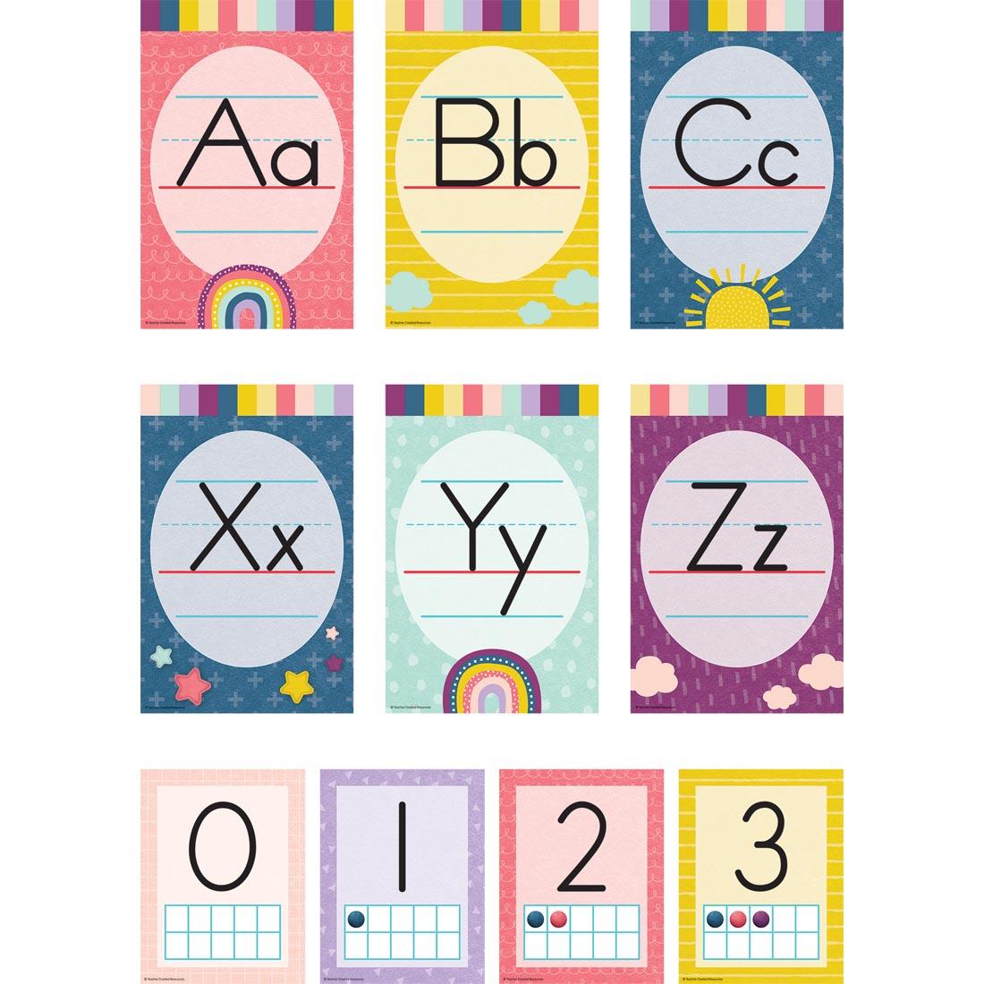 Alphabet Bulletin Board Set from the Oh Happy Day collection by Teacher Created Resources