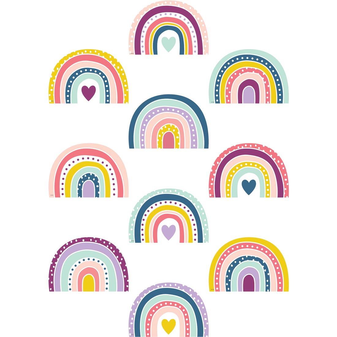 Rainbows Accents from the Oh Happy Day collection by Teacher Created Resources