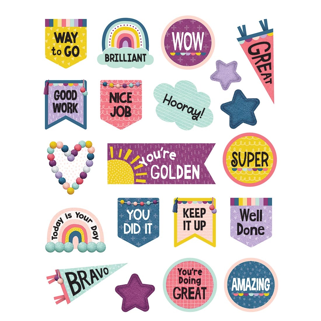 Stickers from the Oh Happy Day collection by Teacher Created Resources