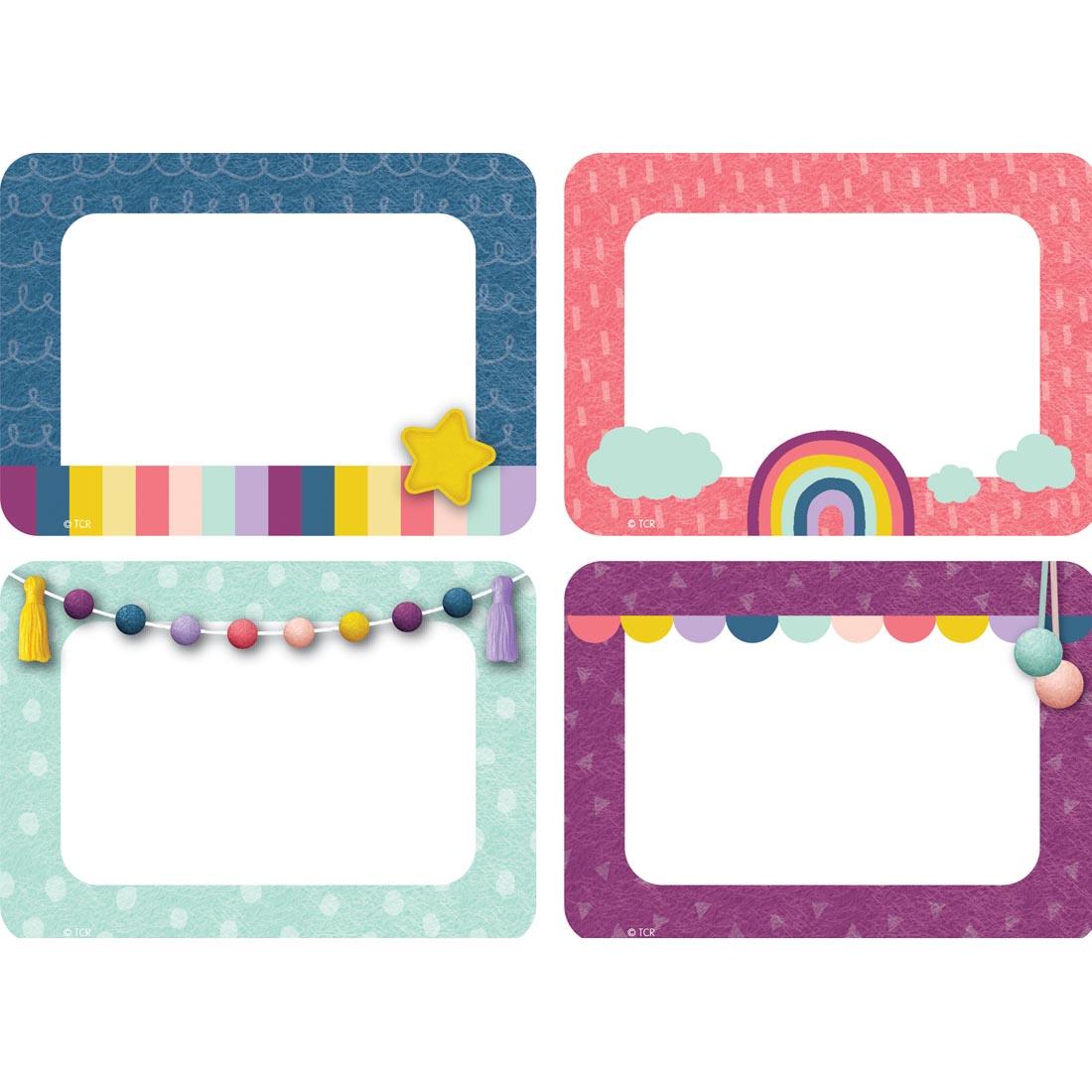 Name Tags / Labels from the Oh Happy Day collection by Teacher Created Resources