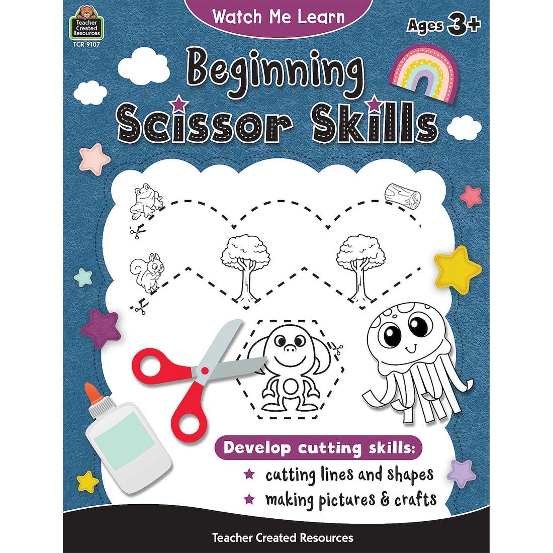 Watch Me Learn Book: Beginning Scissor Skills By Teacher Created Resources