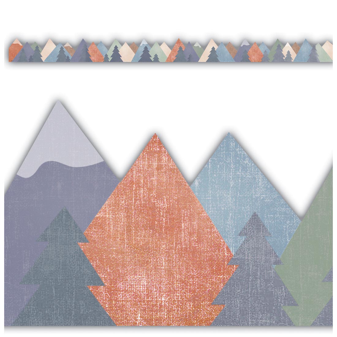 full strip plus a closeup of the Die-Cut Border Trim from the Moving Mountains collection by Teacher Created Resources