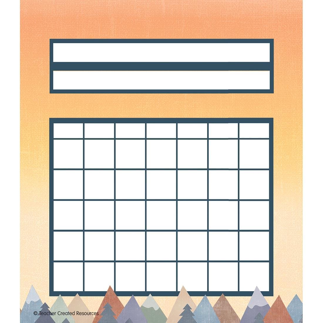 Mini Incentive Chart from the Moving Mountains collection by Teacher Created Resources