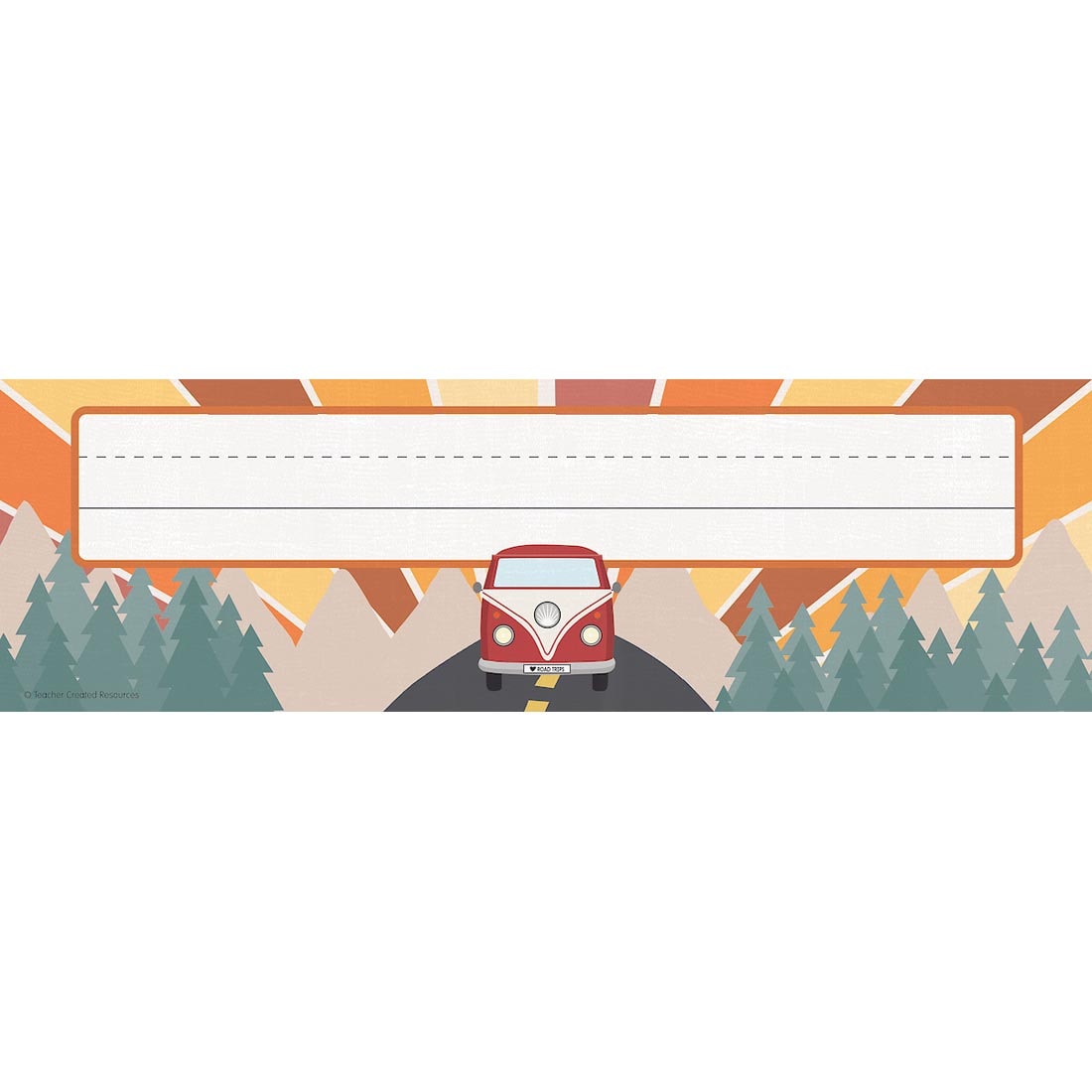 Name Plate from the Moving Mountains Road Trip collection by Teacher Created Resources