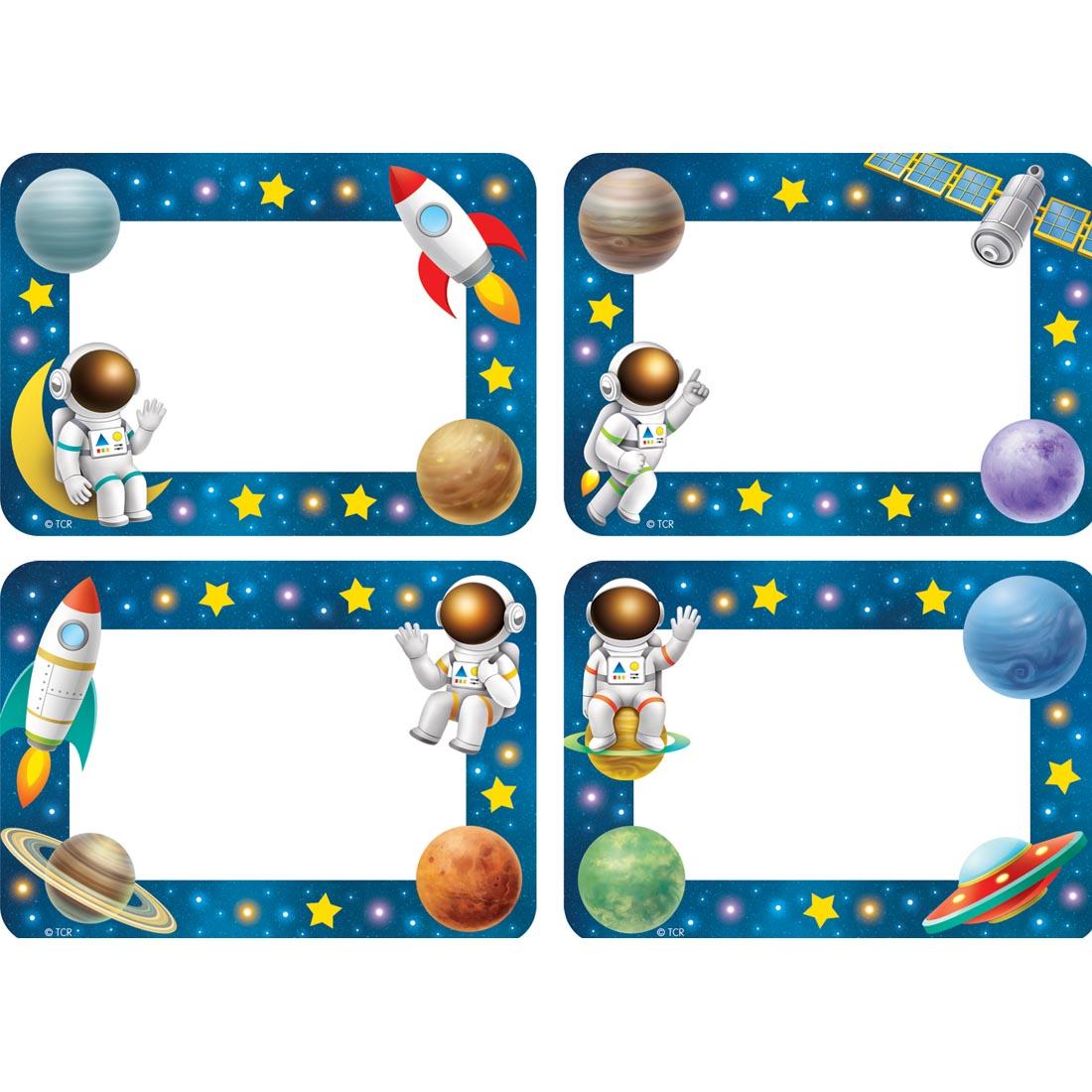 Name Tags/Labels from the Outer Space Crew collection by Teacher Created Resources
