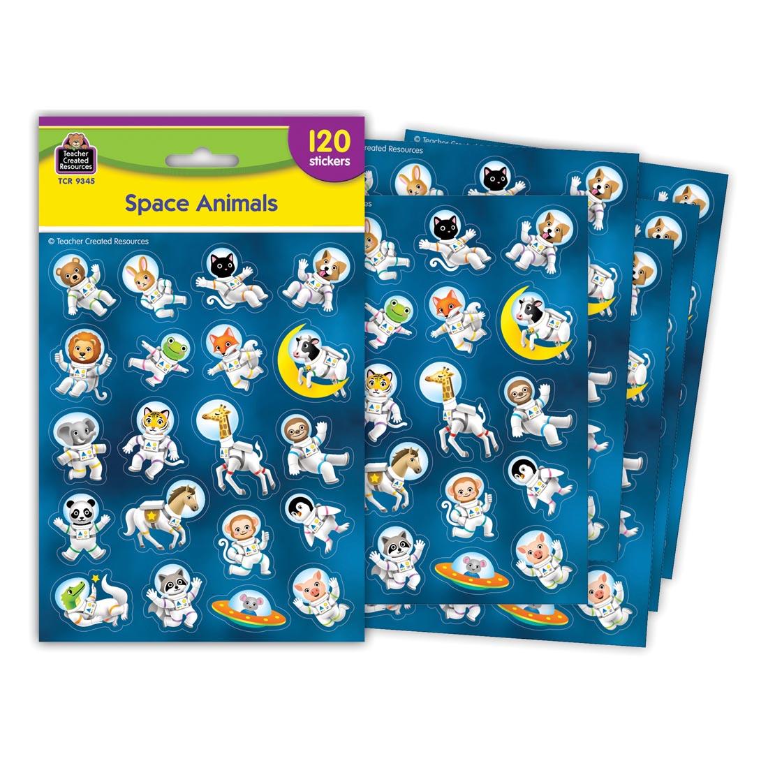 Space Animals Stickers from the Outer Space Crew collection by Teacher Created Resources