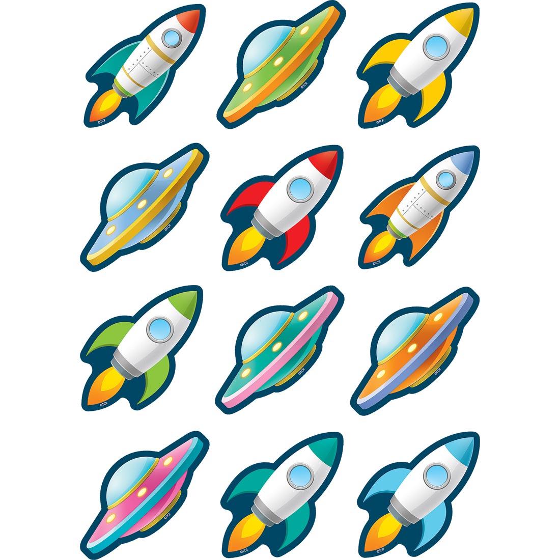 Mini Accents from the Outer Space Crew collection by Teacher Created Resources