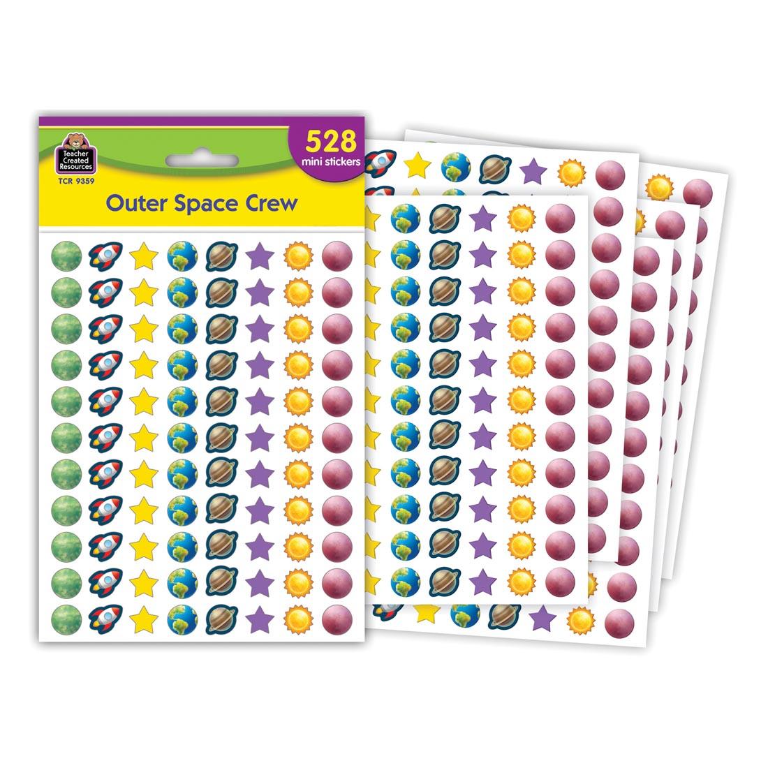 Mini Stickers from the Outer Space Crew collection by Teacher Created Resources