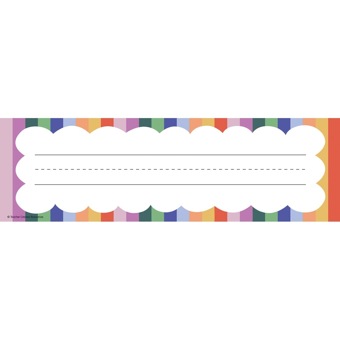 Flat Name Plate from the Color Crush collection by Teacher Created Resources