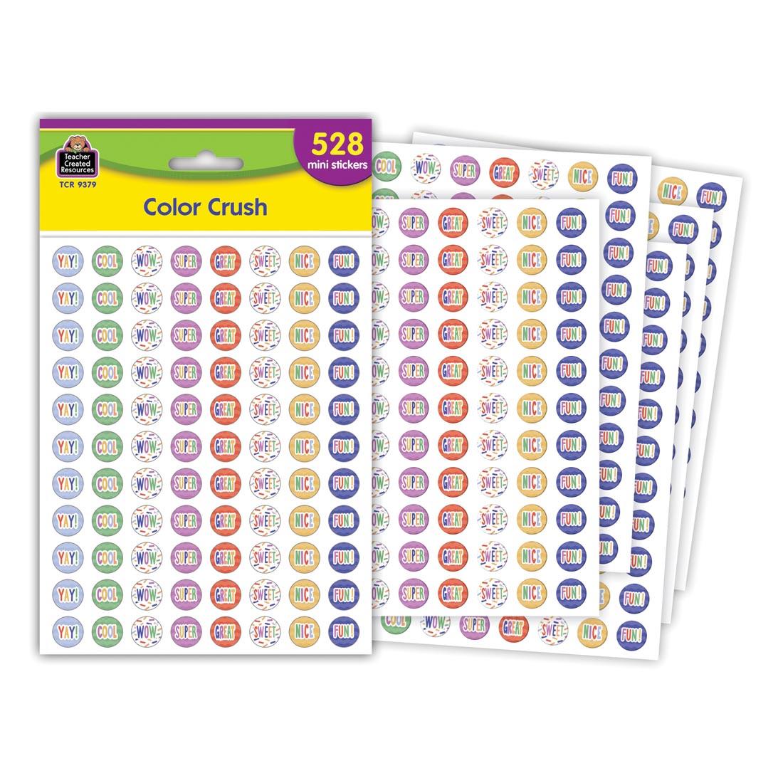 Mini Stickers from the Color Crush collection by Teacher Created Resources