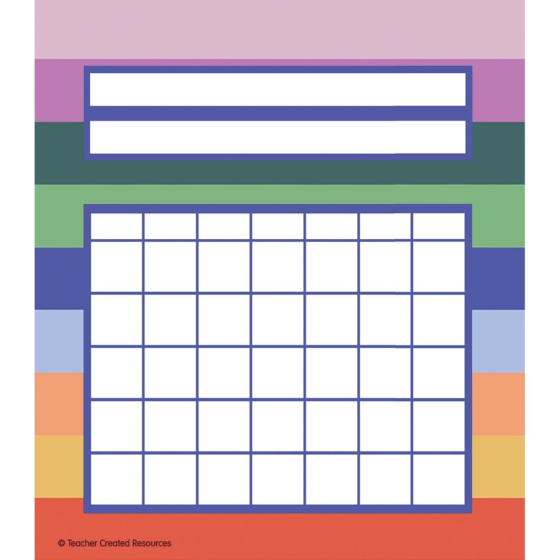Incentive Chart from the Color Crush collection by Teacher Created Resources