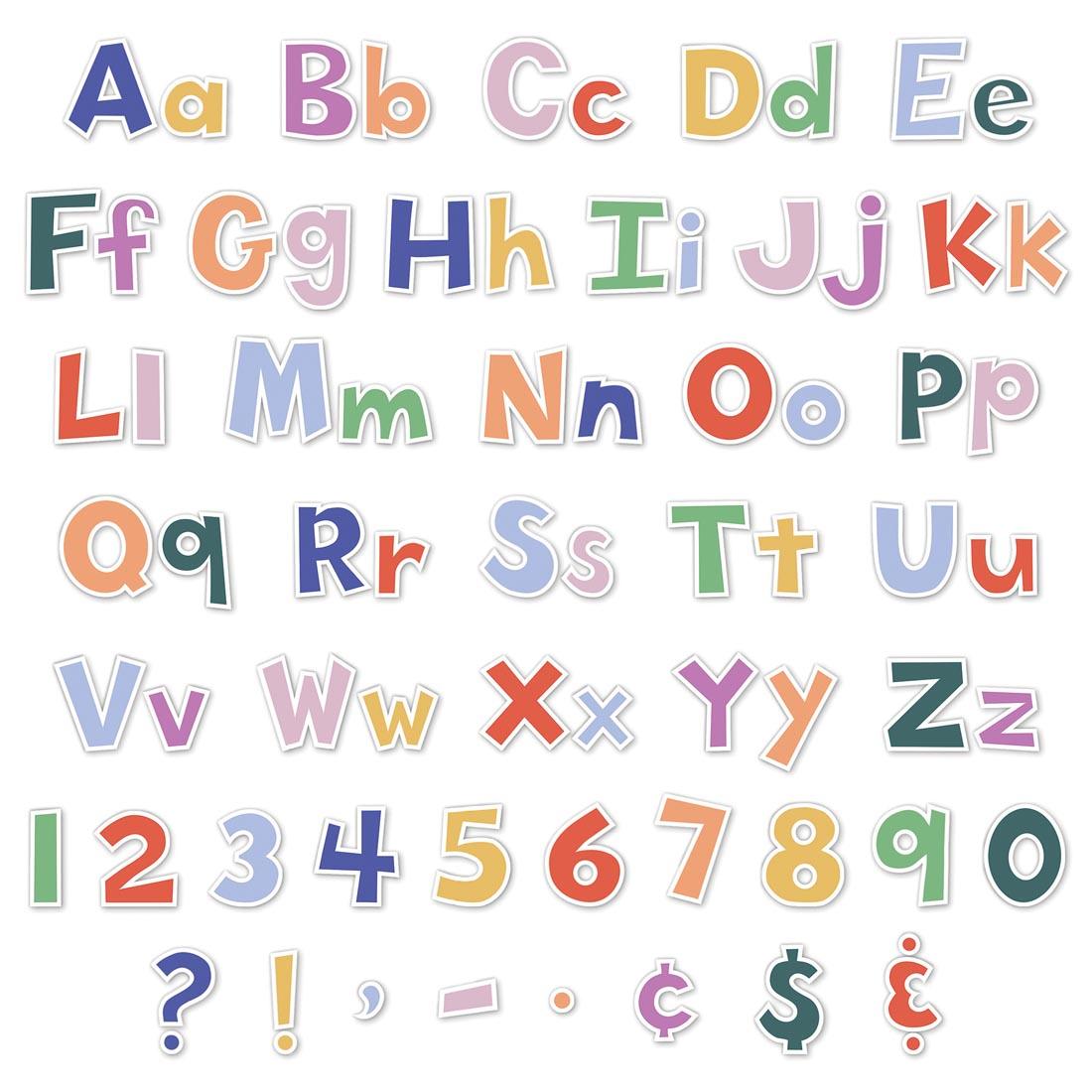 Fun Font 4" Letters Combo Pack from the Color Crush collection by Teacher Created Resources