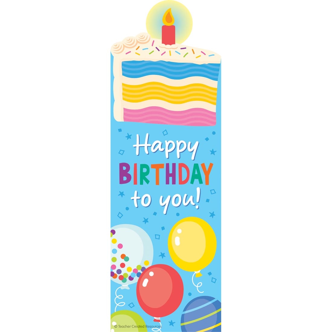 Birthday Cake Smelly Bookmark By Teacher Created Resources that reads Happy Birthday to you