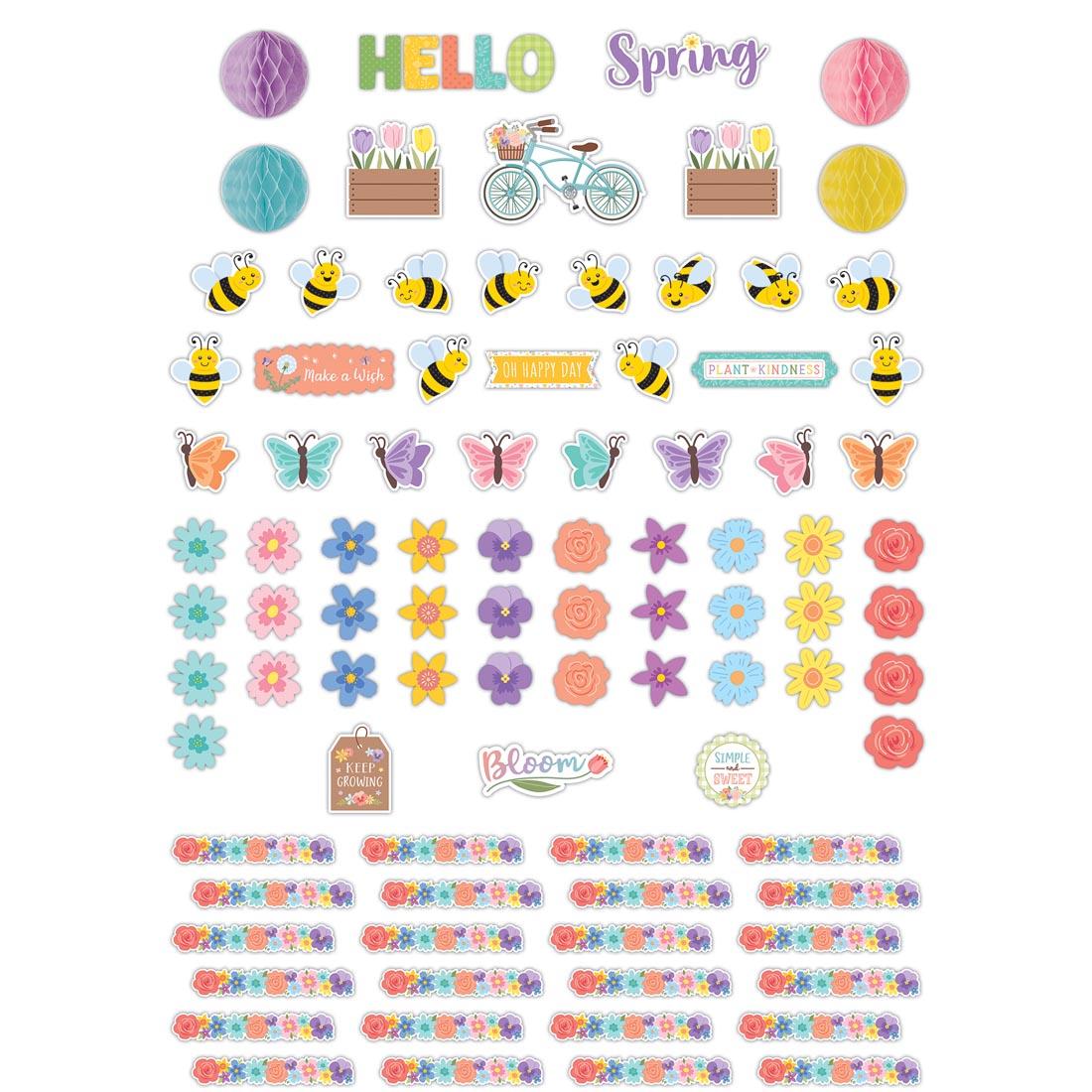 Hello Spring Create & Decorate Quick Kit By Teacher Created Resources