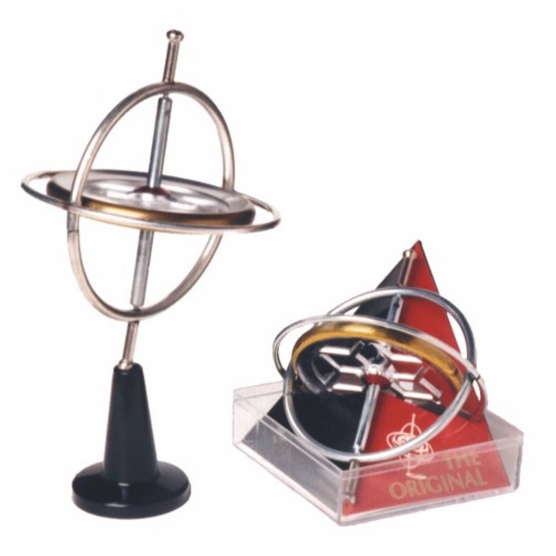 Tedco Scientific Gyroscope shown both in use and in package