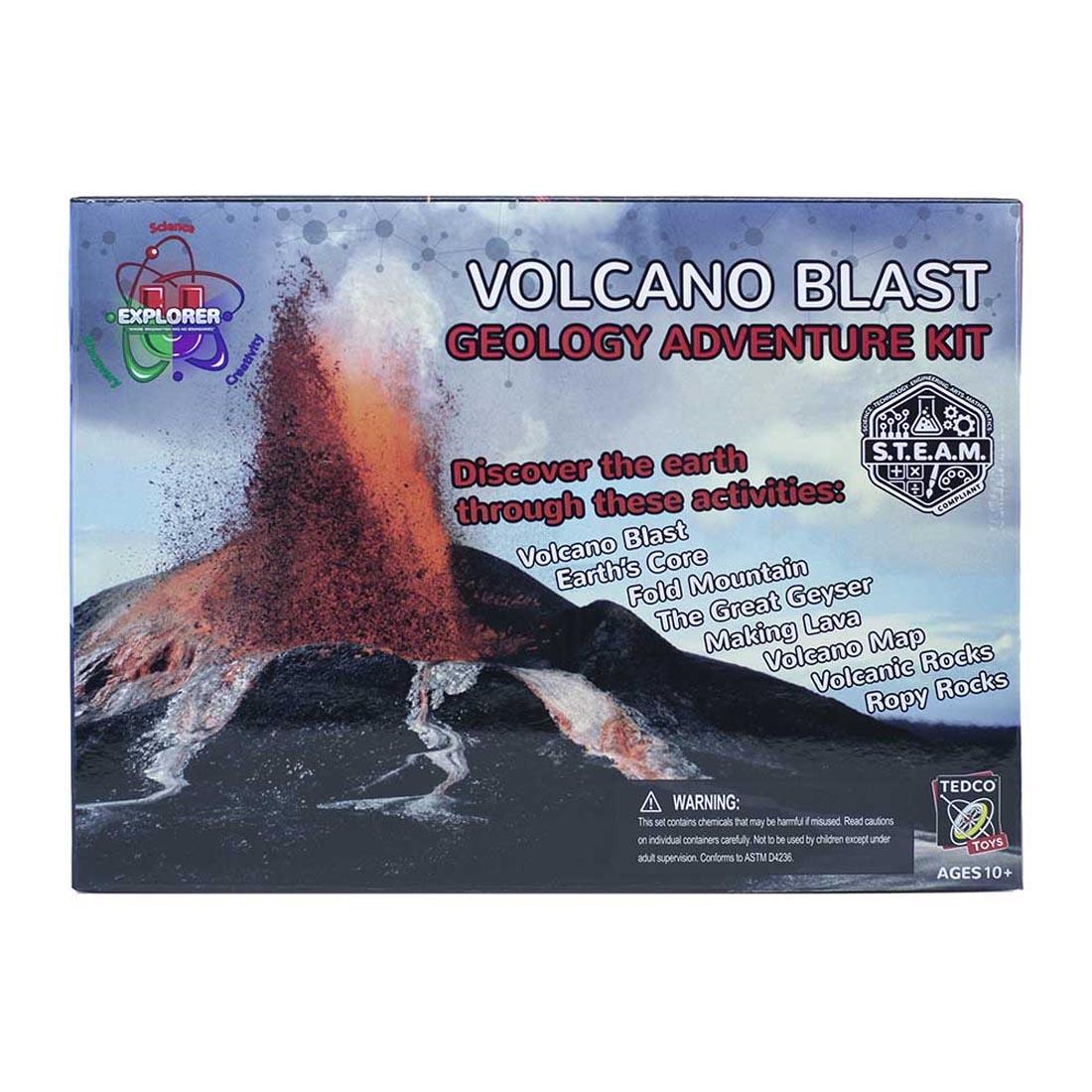 Volcano Blast Geology Adventure Kit by Tedco