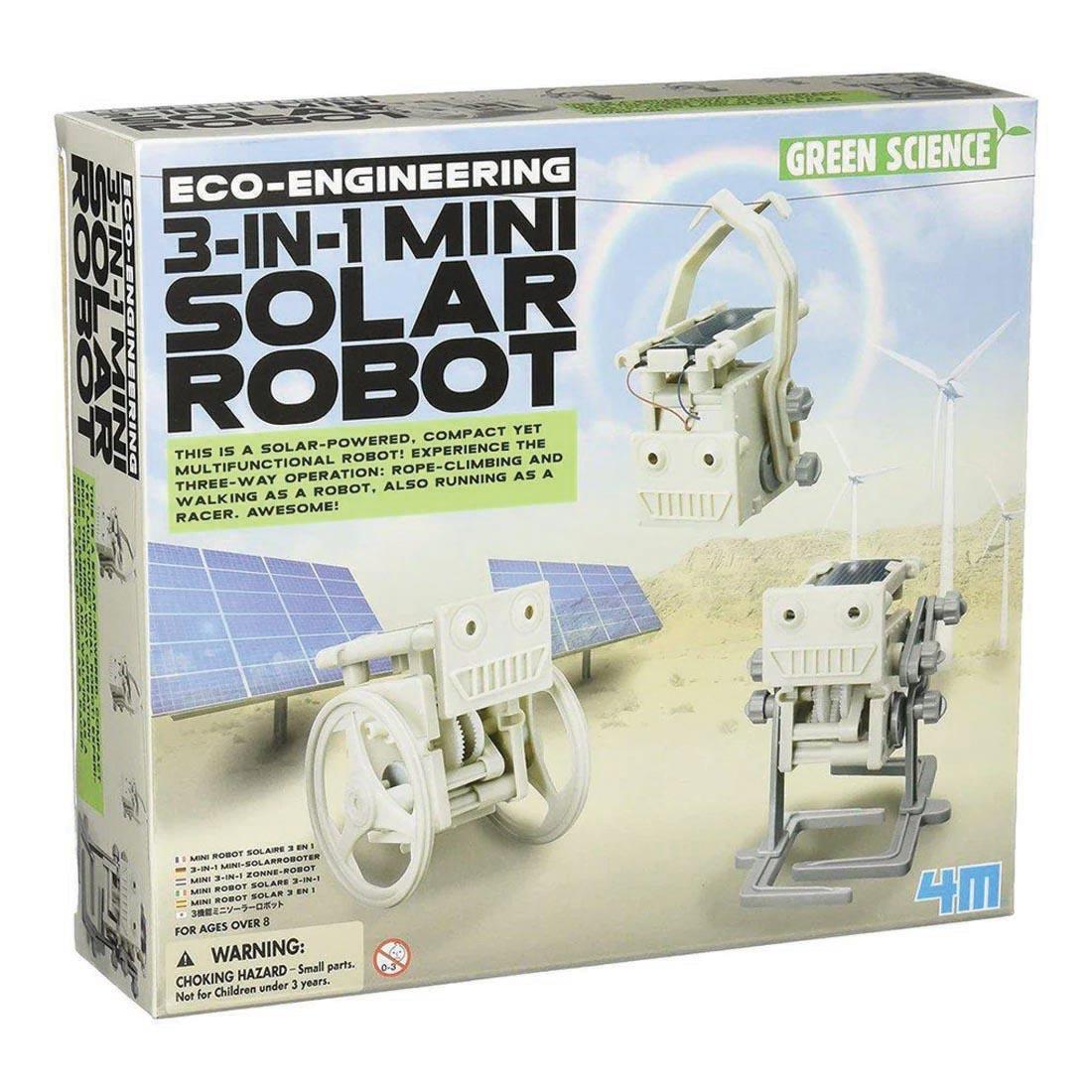 4M Green Science Eco-Engineering 3-In-1 Solar Robot