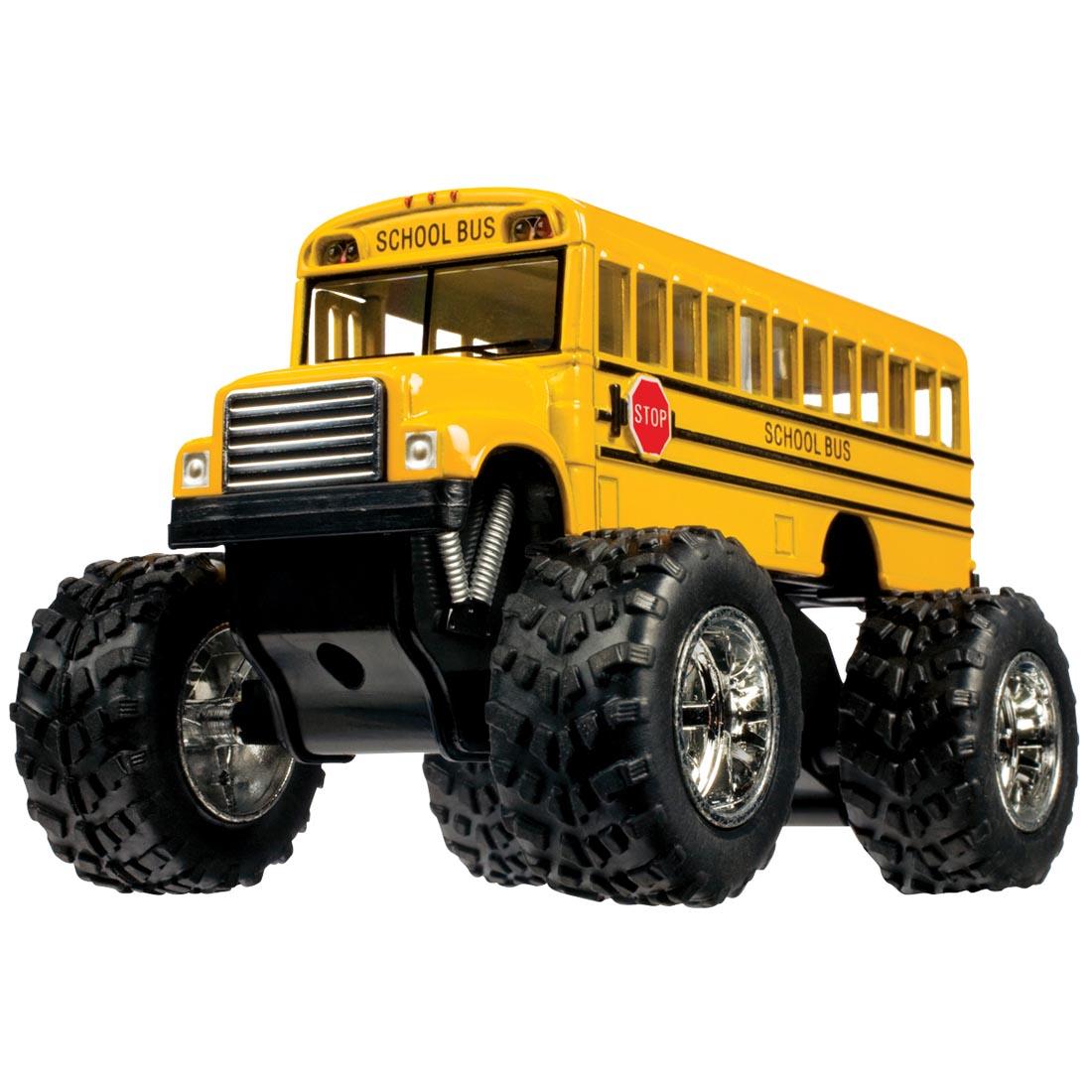 Monster School Bus Pull-Back Toy By Toysmith