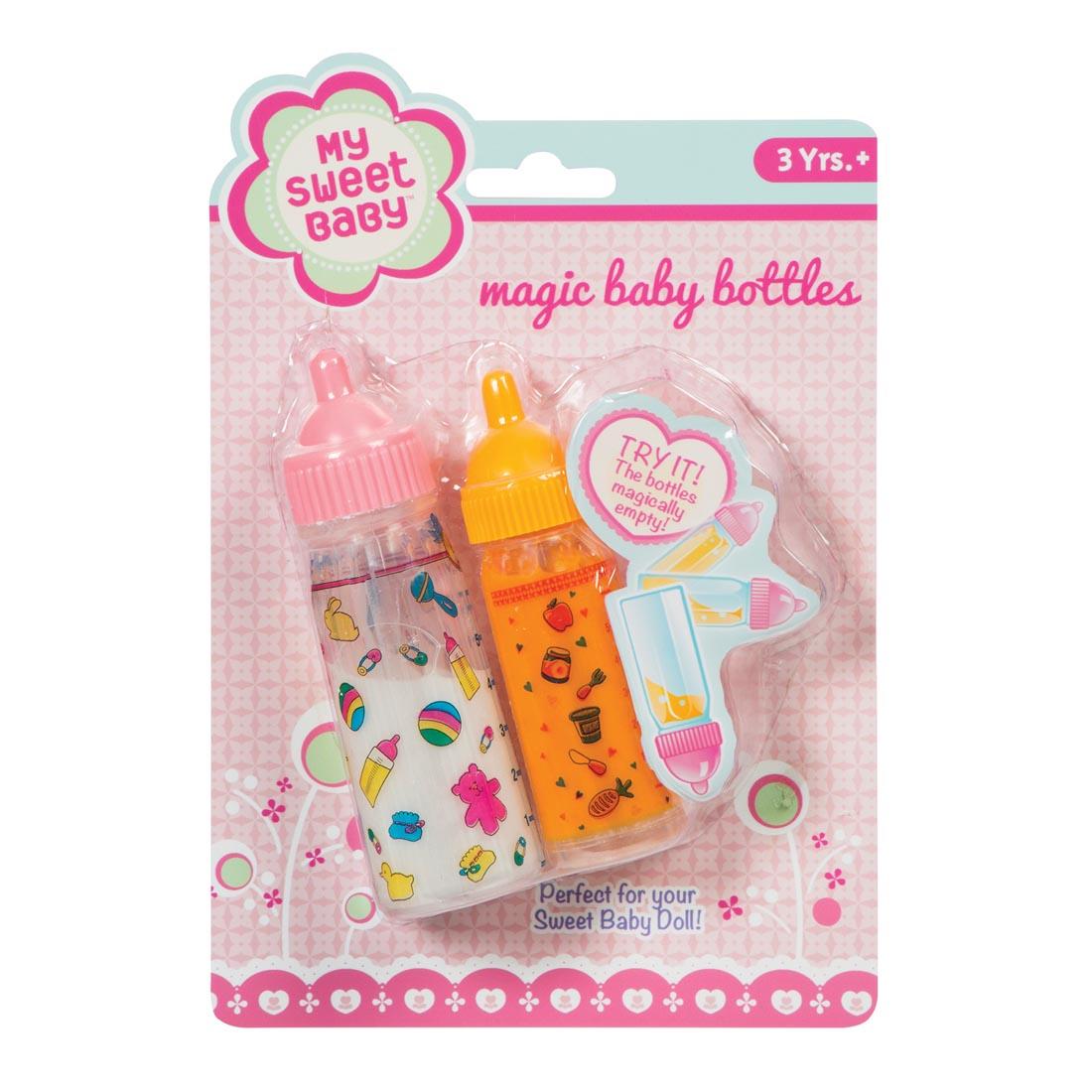 My Sweet Baby Magic Baby Bottles By Toysmith