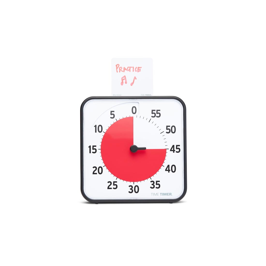 Time Timer 8" Magnetic 60-Minute Timer with the written note Practice