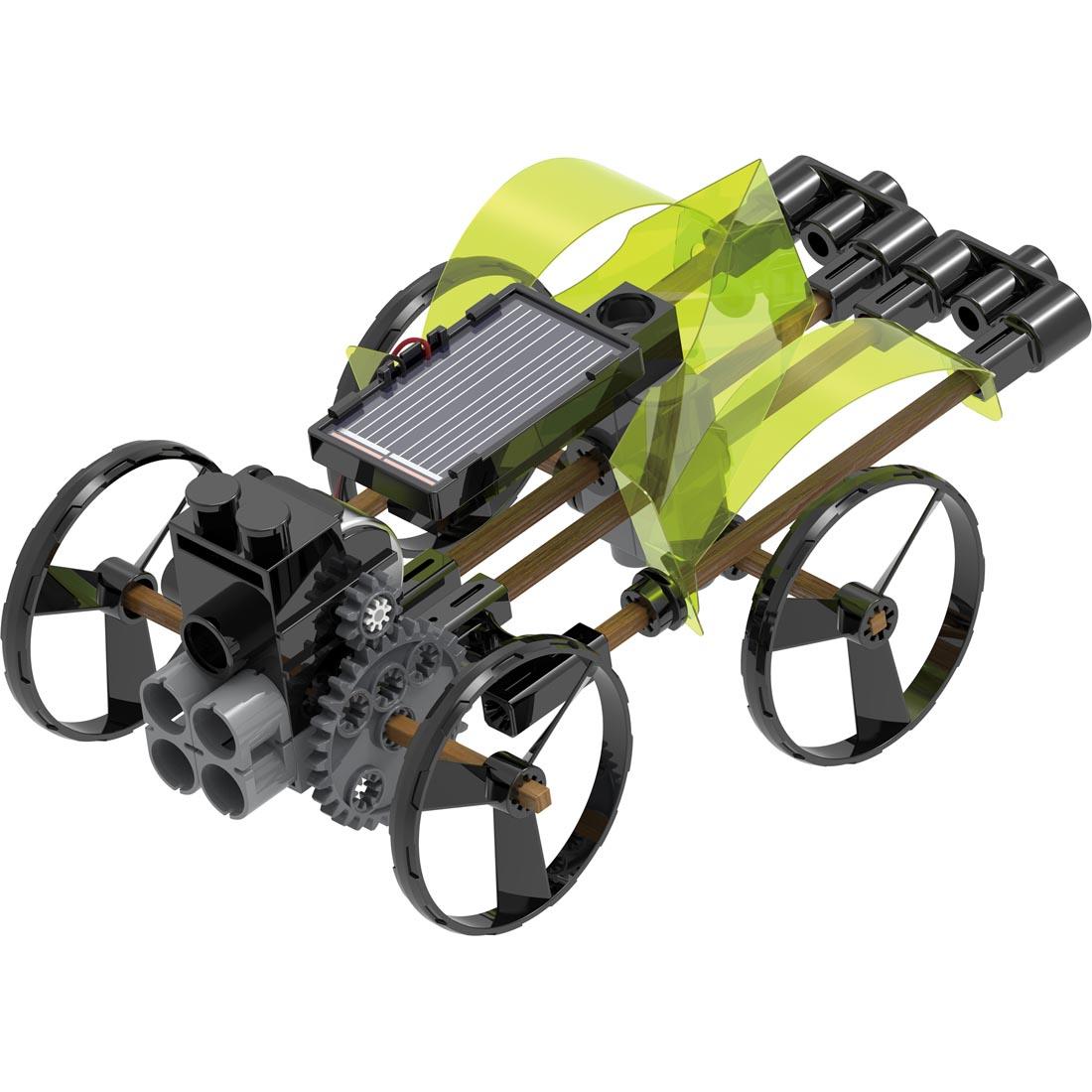 example of a rover made with the Solar-Powered Rovers Set