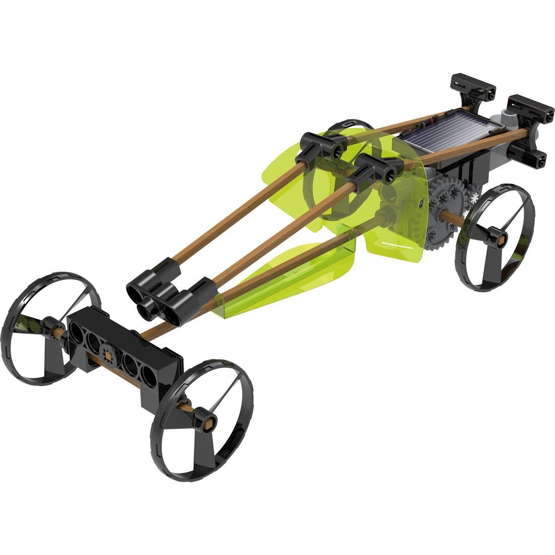 example of a rover made with the Solar-Powered Rovers Set