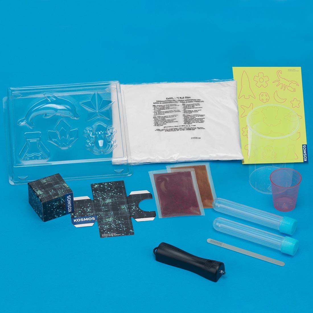 components of the Glow-in-the-Dark Science Lab