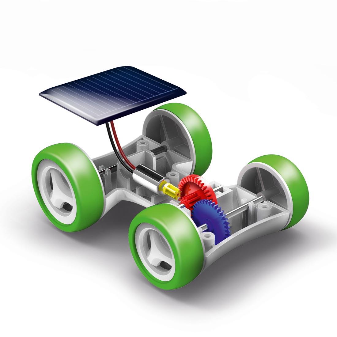 example car built from the Solar Race Car kit