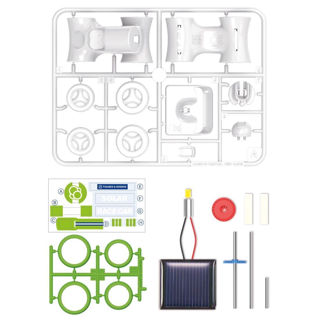 components of the Solar Race Car