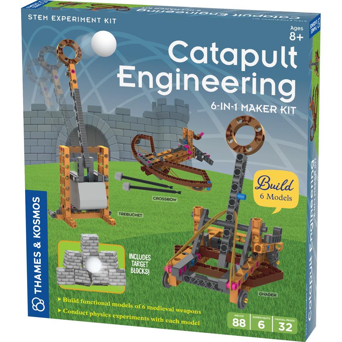 front of box for the Catapult Engineering: 6-in-1 Maker Kit