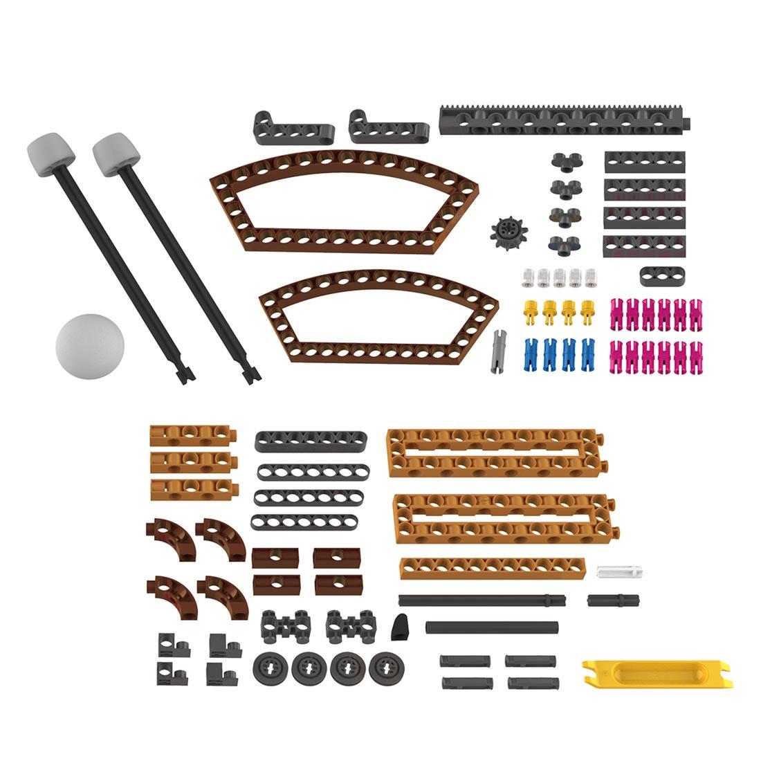 components of the Catapult Engineering: 6-in-1 Maker Kit