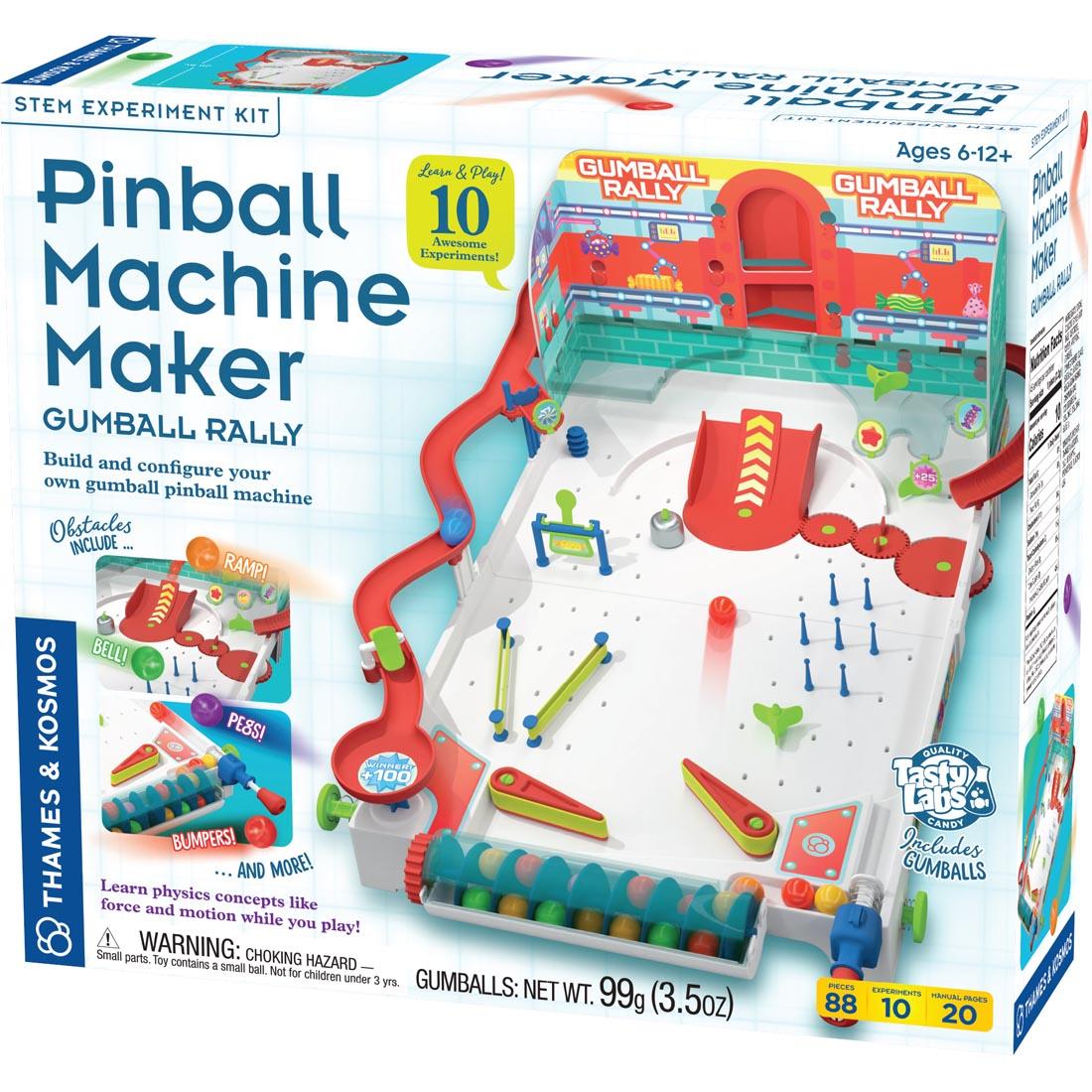 front of box for the Pinball Machine Maker: Gumball Rally