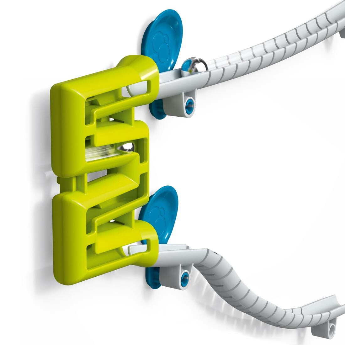 Gecko Run: Marble Run Snake Expansion Pack in use