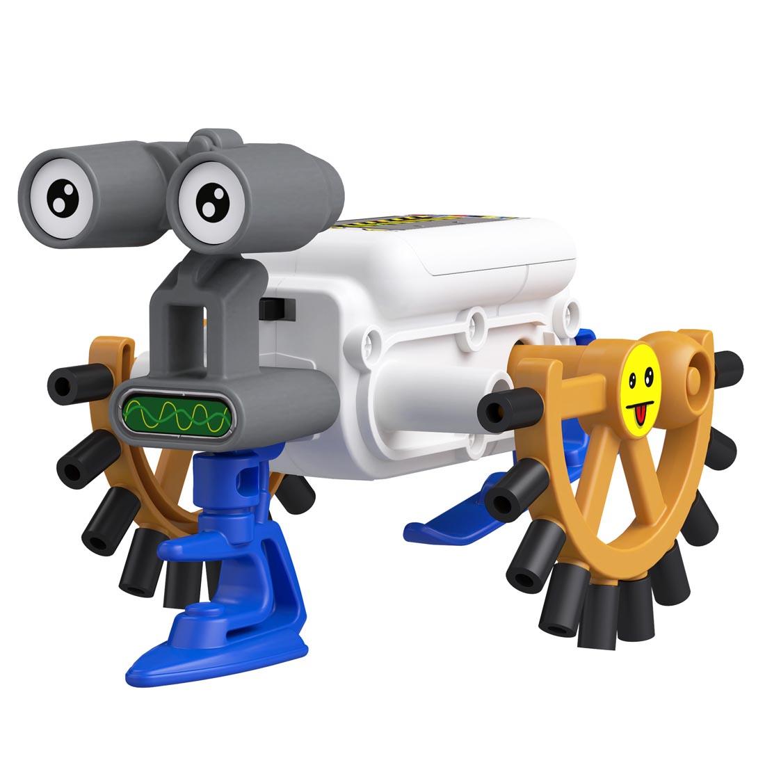 example of an assembled ReBotz Scootz: The Cranky Crawling Robot