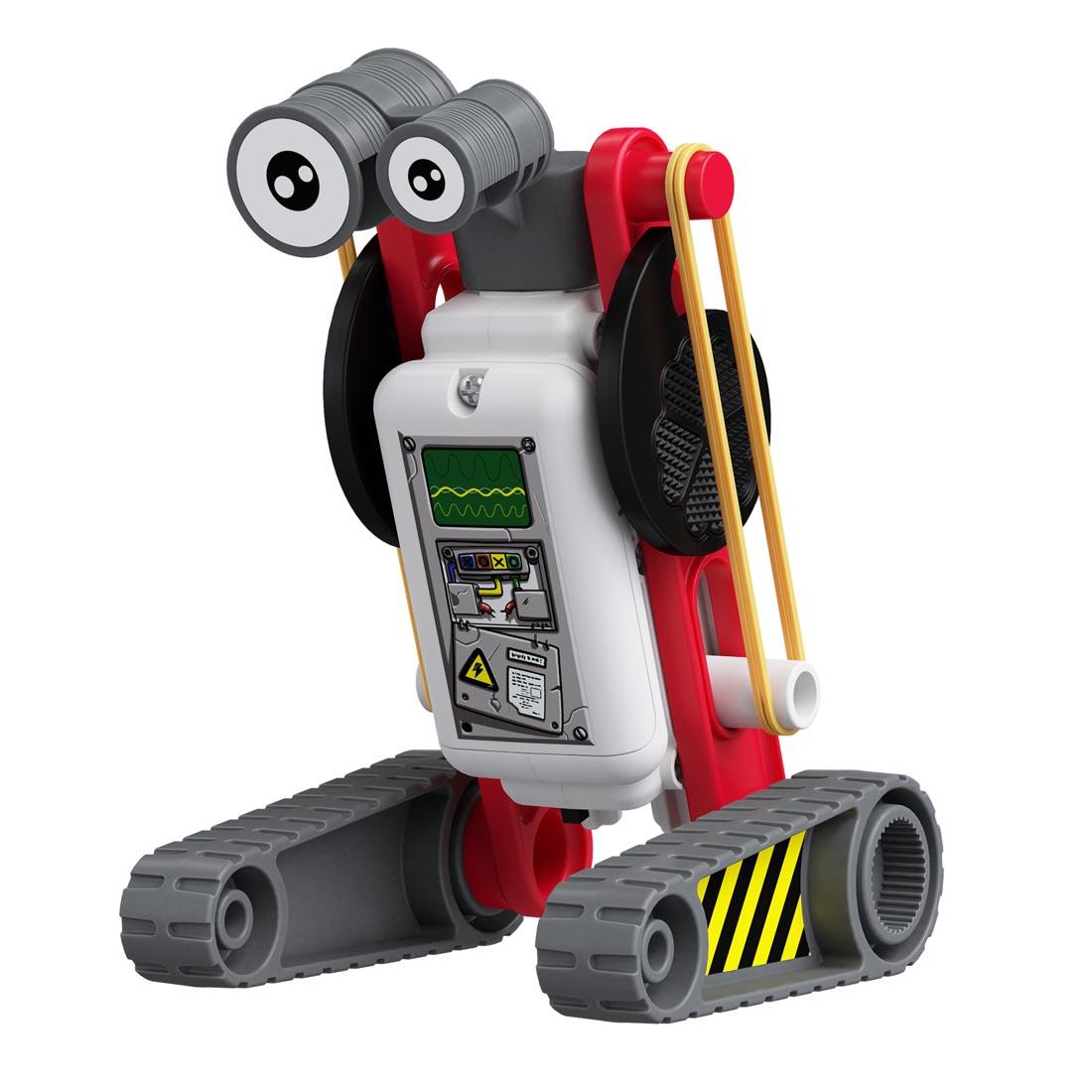 example of an assembled ReBotz Pogo: The Jammin Jumping Robot