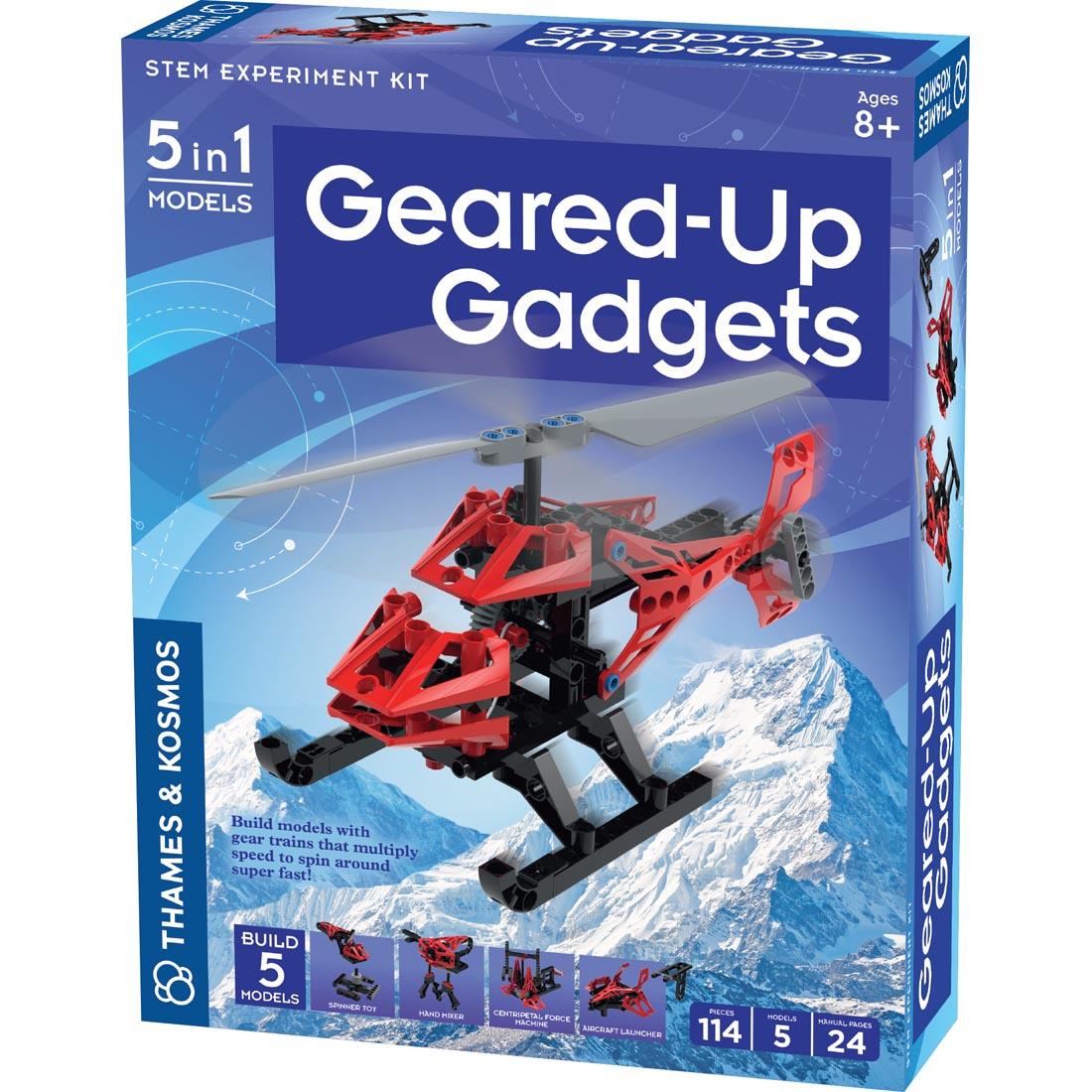 front of package for Geared-Up Gadgets
