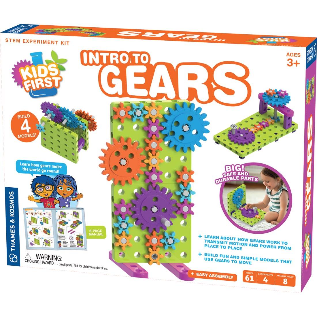 front of package for Kids First Intro to Gears