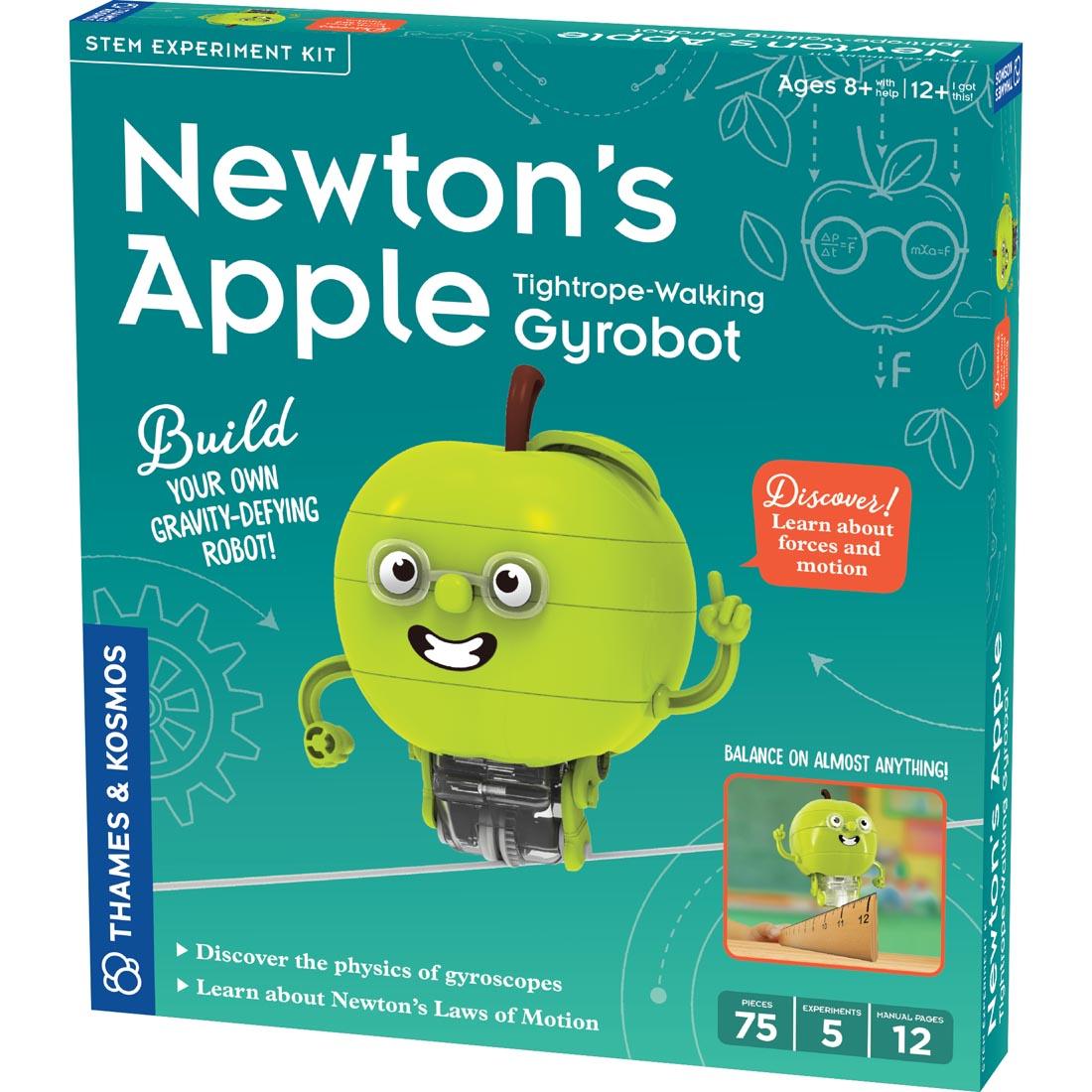 front of package for Newton's Apple: Tightrope-Walking Gyrobot