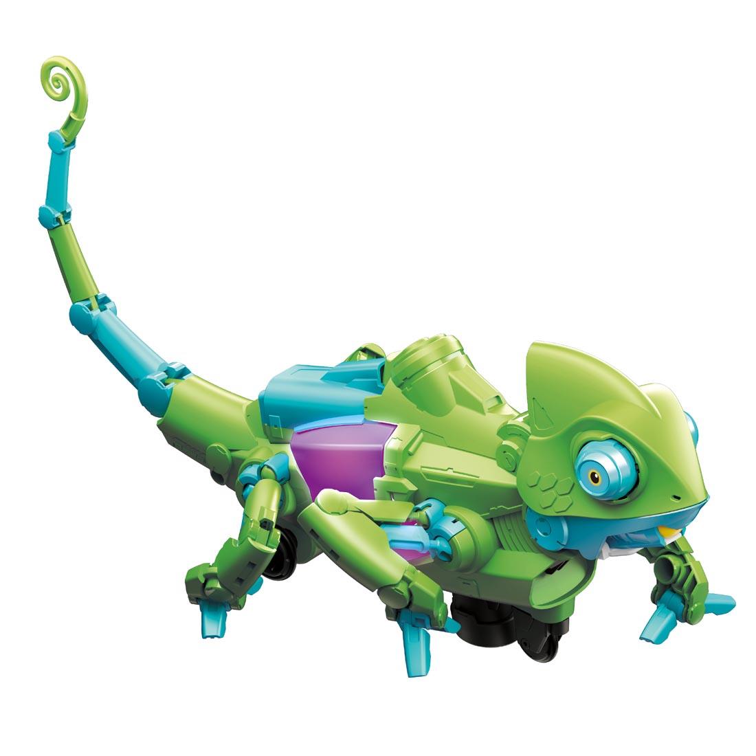 completely built My Robotic Pet Coding Chameleon