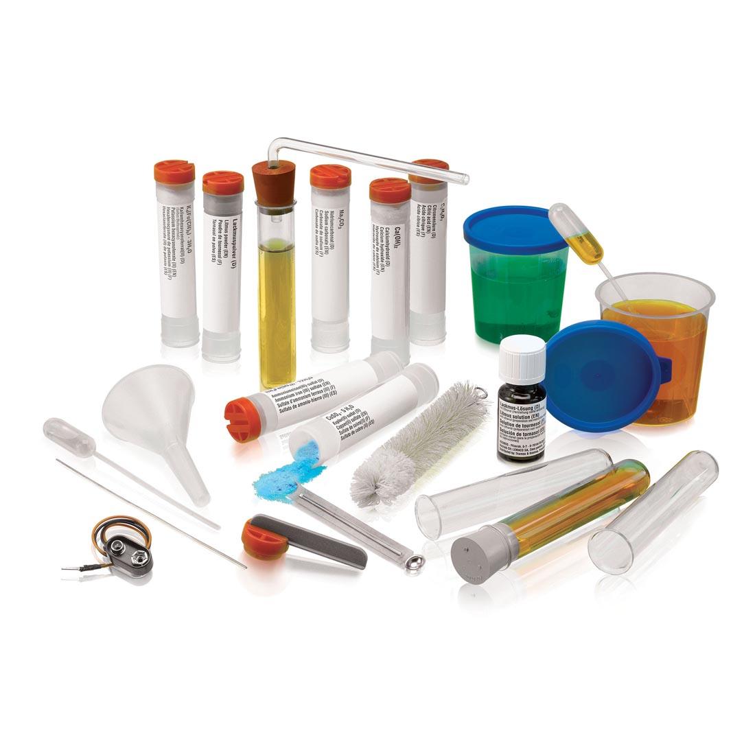 components of Chem C1000 Beginner Chemistry Set