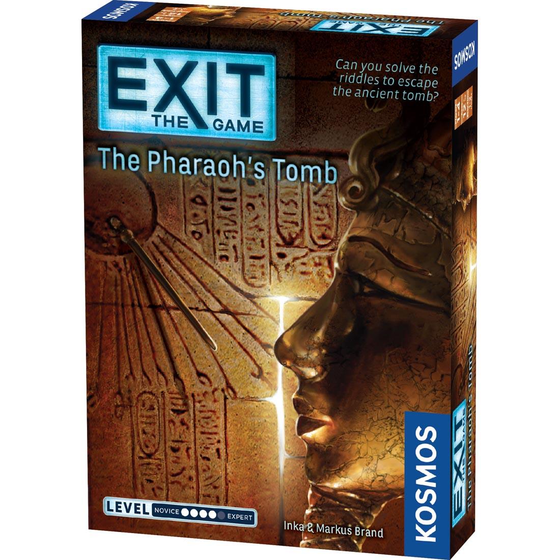 front of package for EXIT The Game: The Pharaoh's Tomb