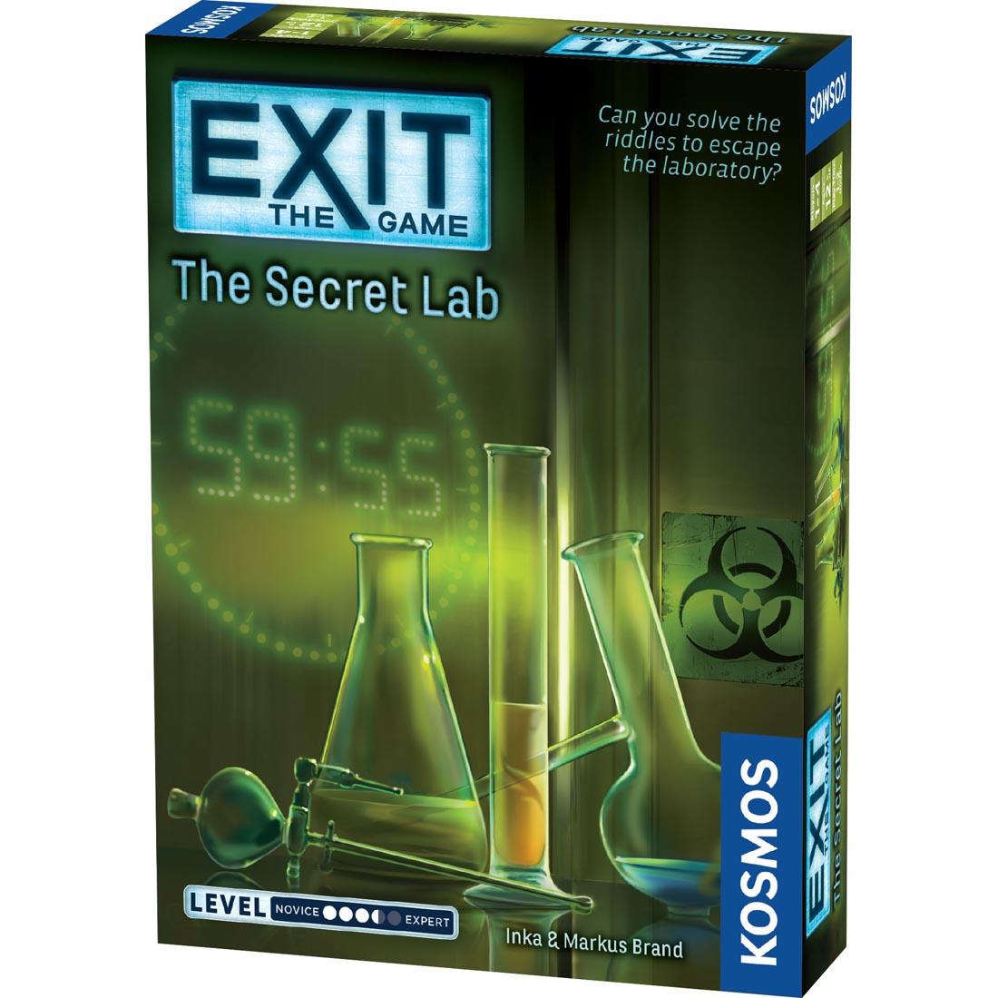 front of box for EXIT The Game: The Secret Lab