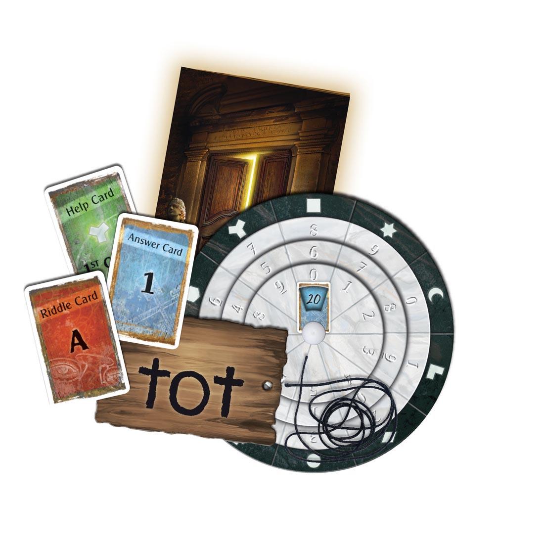 components of EXIT The Game: The Mysterious Museum