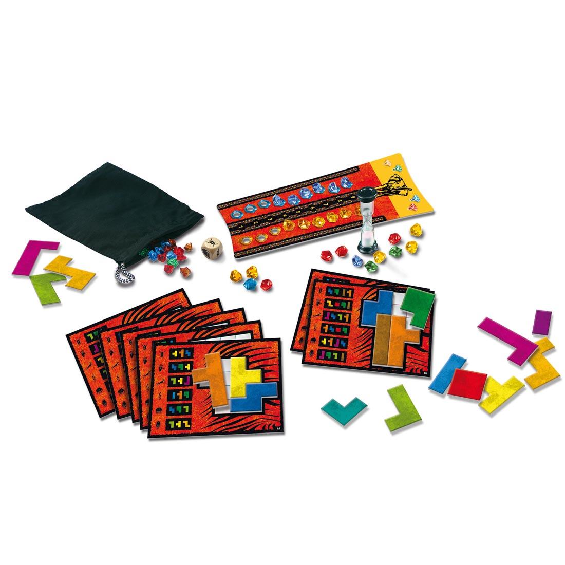 components of the Ubongo puzzle game