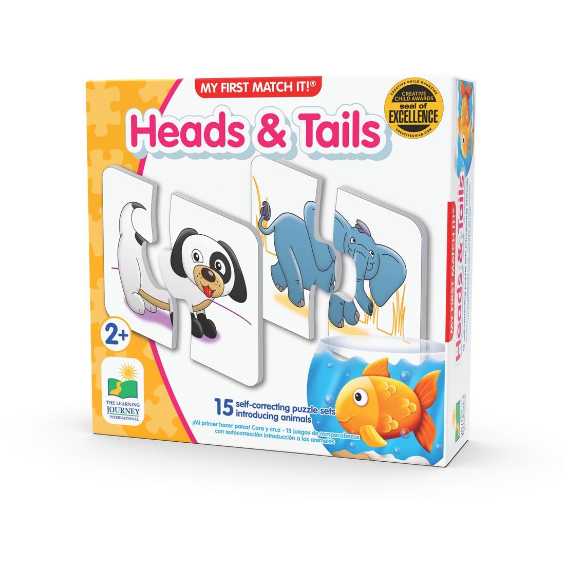 My First Match It! Game: Heads And Tails by The Learning Journey