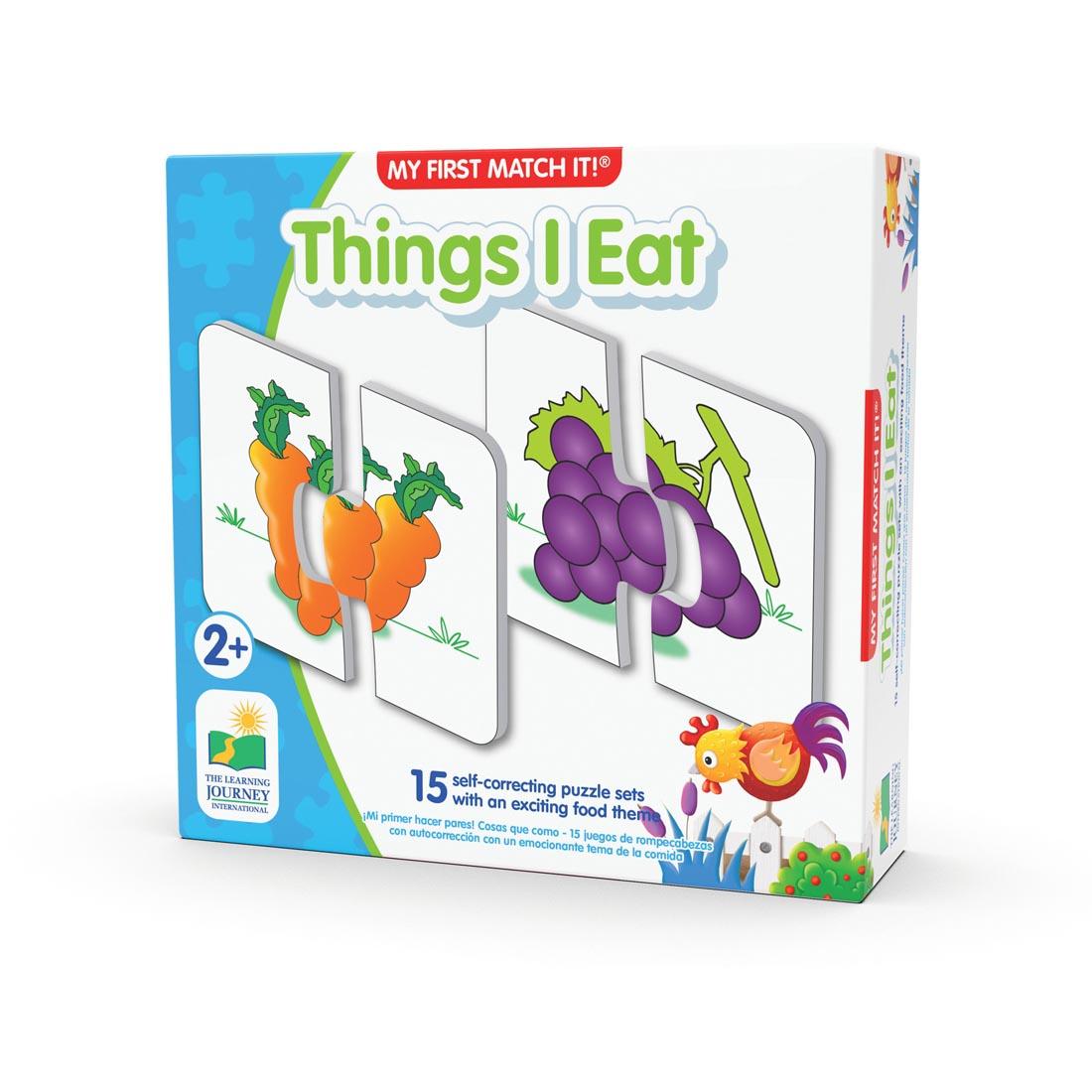 My First Match It! Game: Things I Eat by The Learning Journey