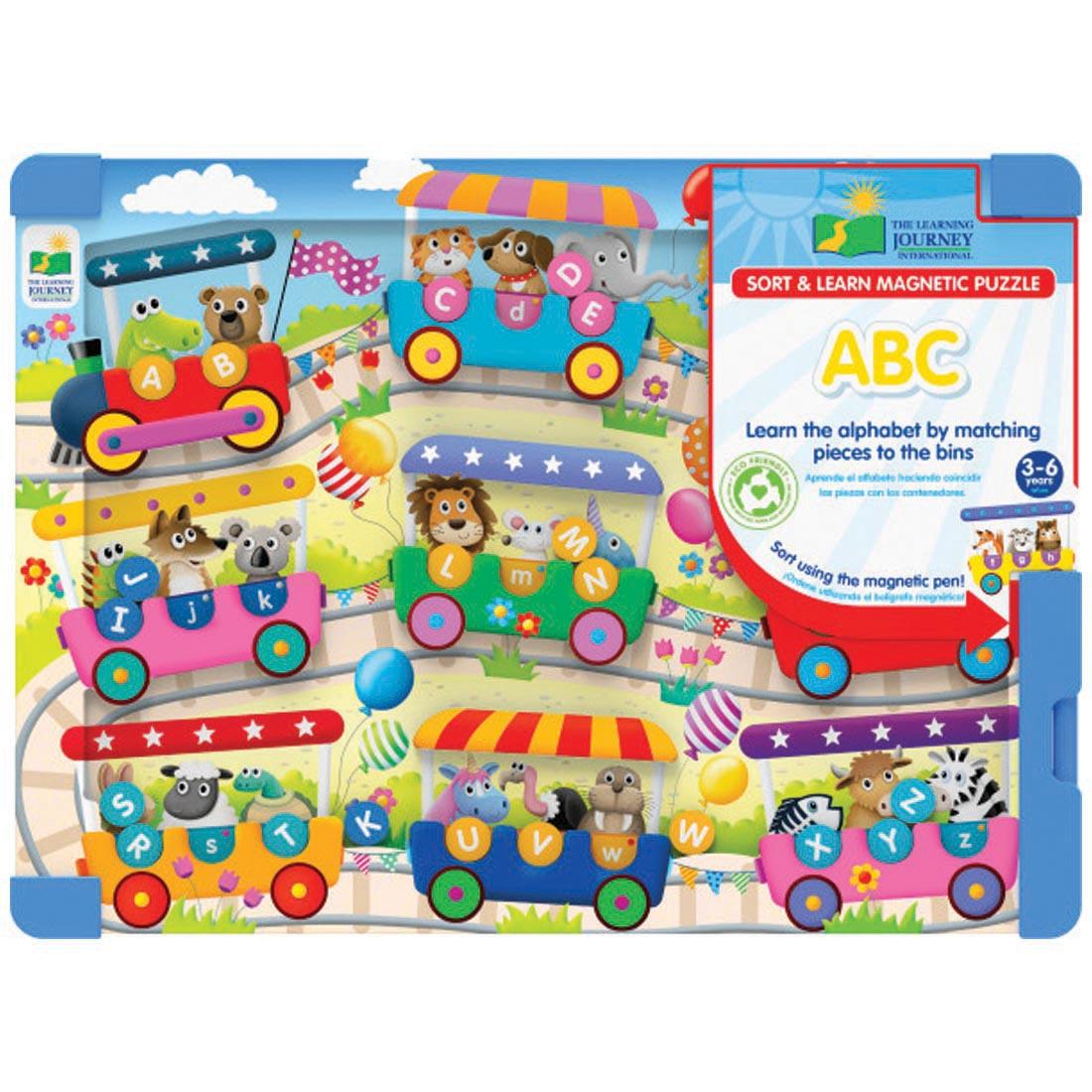 Sort & Learn Magnetic Puzzle ABCs By The Learning Journey