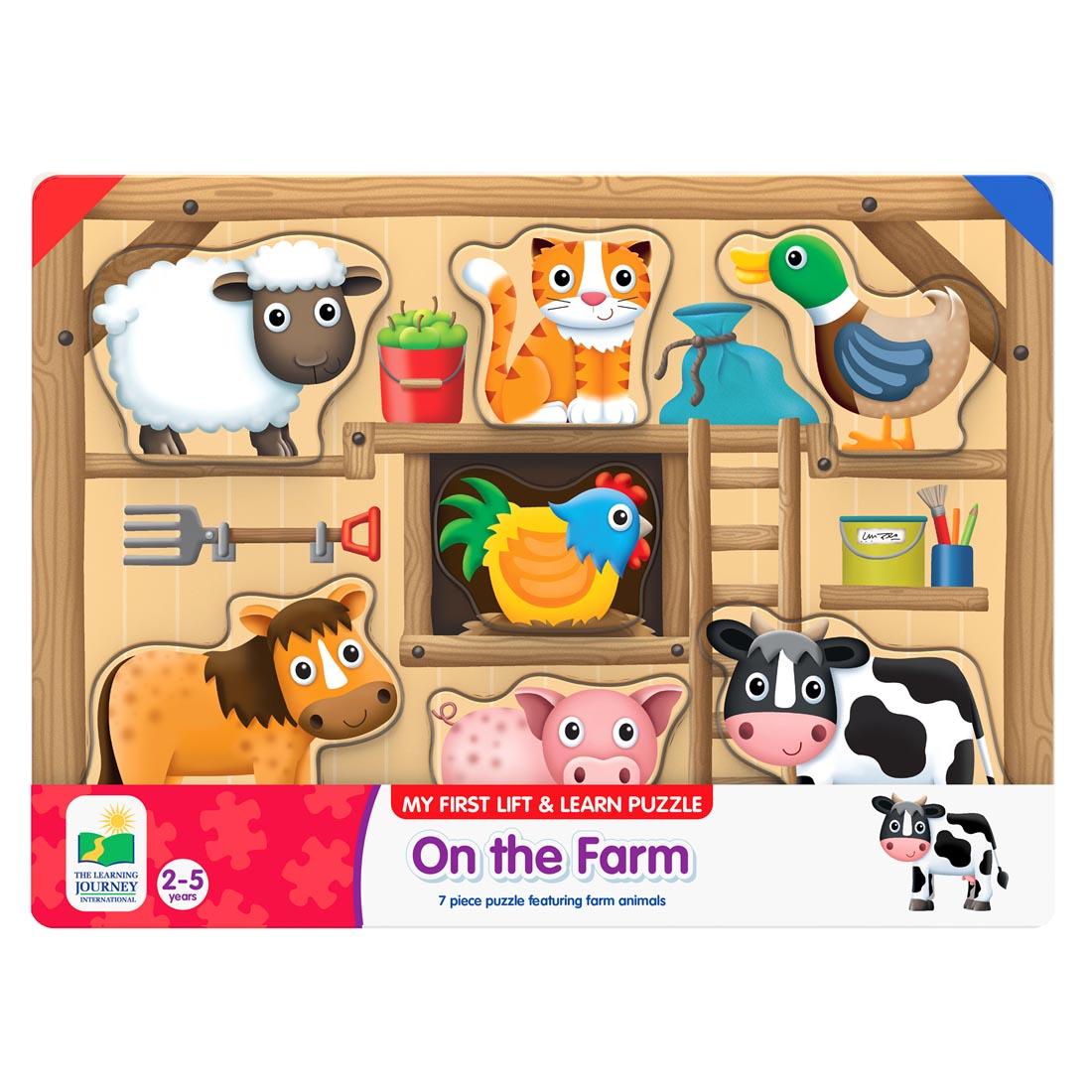 My First Lift & Learn On The Farm Puzzle By The Learning Journey