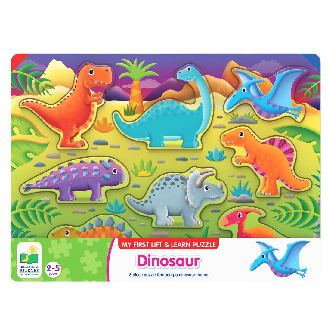 My First Lift & Learn Dinosaurs Puzzle By The Learning Journey