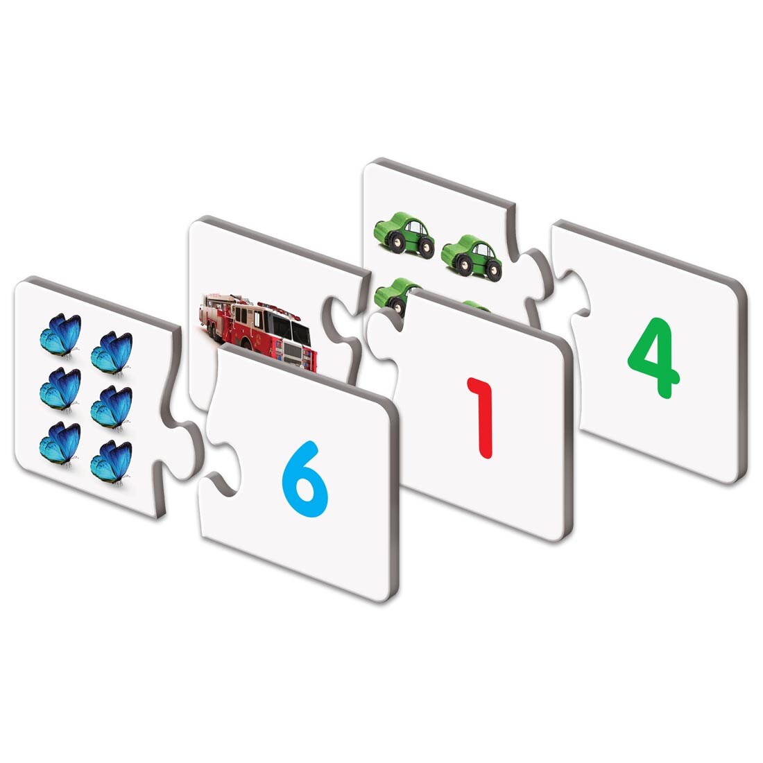 Three different puzzles from Match It! Counting by The Learning Journey